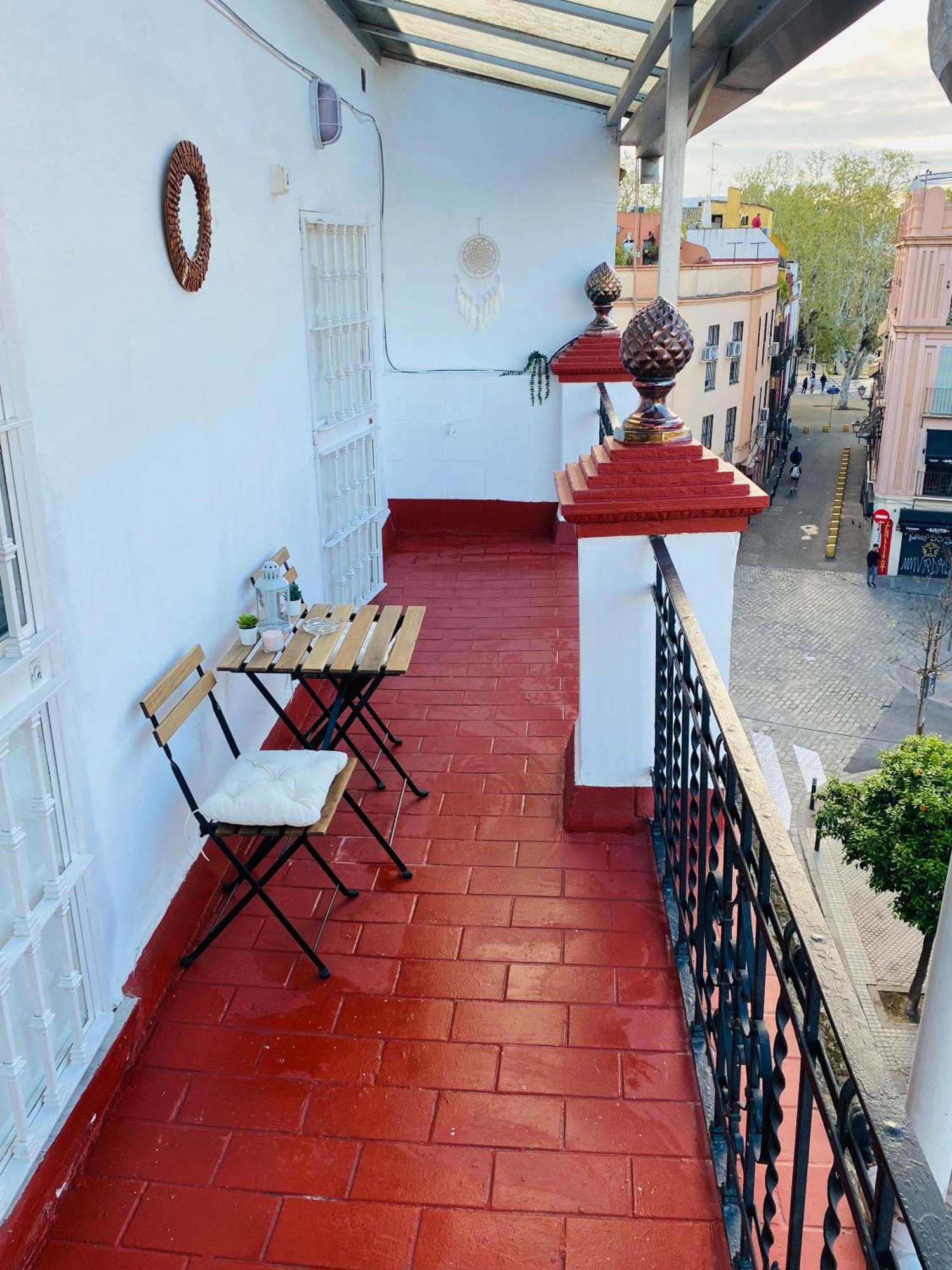 セビリアAlameda, Conde De Torrejonアパートメント エクステリア 写真